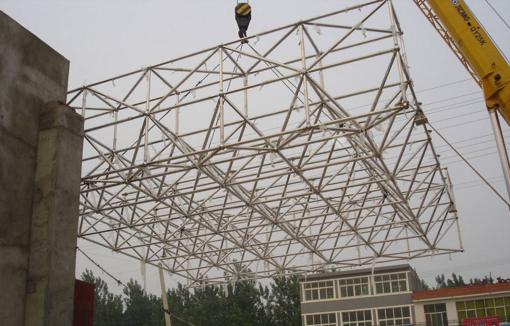 安宁不锈钢门头网架安装