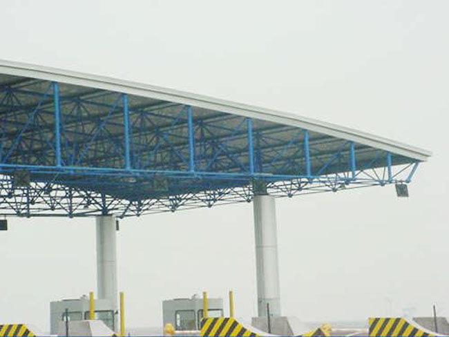安宁收费站网架工程